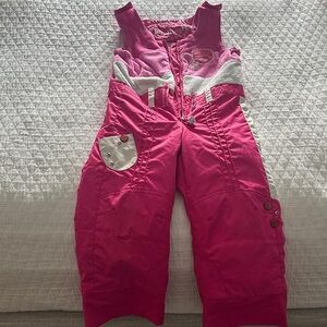 Obermeyer Pink Kids' Ski Bib
